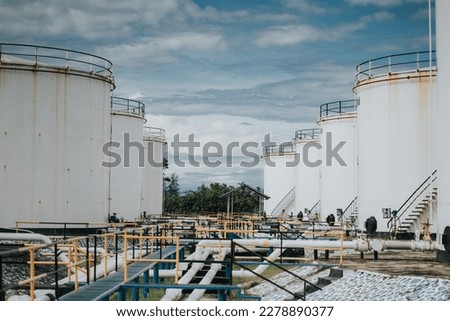 Storage tanks are important infrastructure for oil and gas activities. The storage tank is a place to receive and store oil at a fuel terminal. Storage tanks are usually conical for oil tanks.
