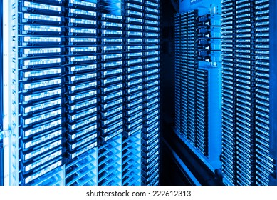 Storage Tapes In Internet Data Center Room