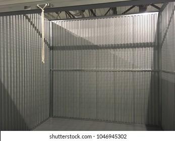 Storage Warehouse - Self Storage Units Interior With Secure Metal Doors