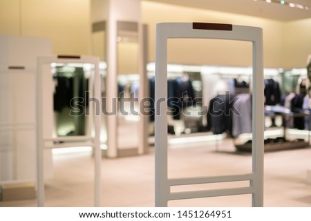 store anti-theft system signalisation alarm, scanner entrance gate