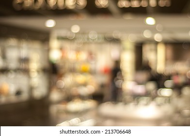 Store Blur Background With Bokeh