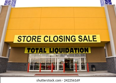 Store Closing Sale With Copy Space