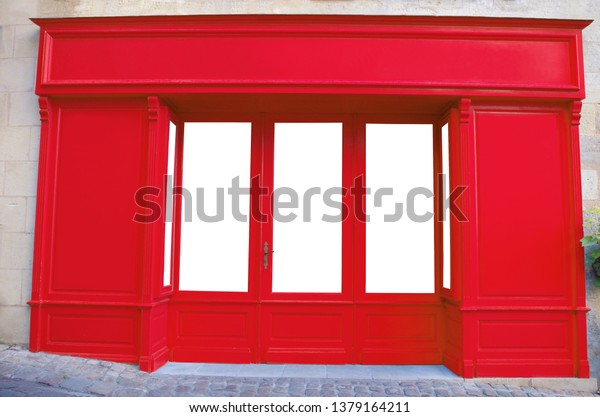 Storefront, blank generic store front