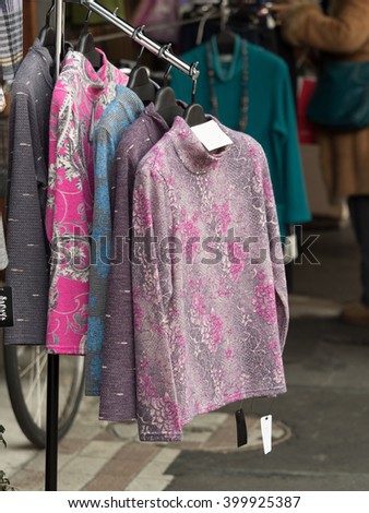 Storefront of a tailor