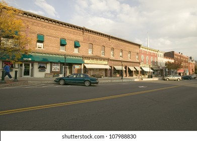 Storefronts In Litchfield Hills Of Connecticut