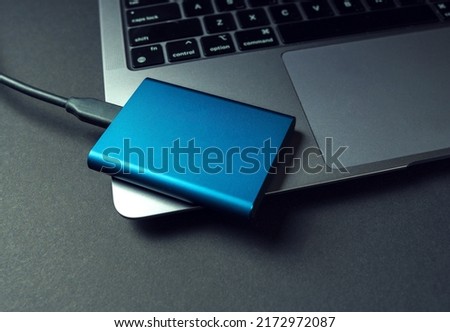 Storing information on an external ssd drive. Confidentiality of personal data.
