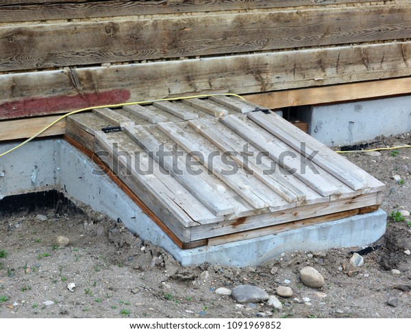 Storm Cellar Doors Stock Photo Edit Now 1091969852