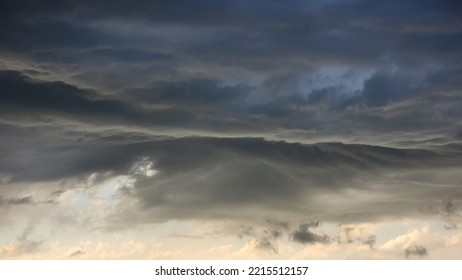 Storm Cloud Formation In Mid-summer In Iowa