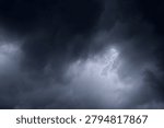 storm clouds before rain. dark storm sky with clouds