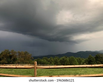 Storm Clouds Brewing over Mountain