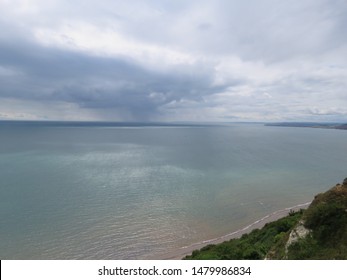 Storm Clouds Gathering Over The English Channel