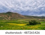 storm clouds landscape