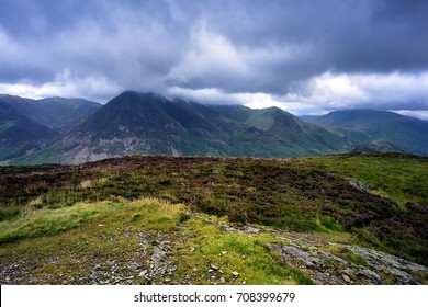 Storm clouds low over Grasmoor