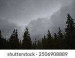 Storm Clouds In The Mountains