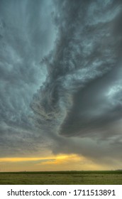 Storm Clouds On The Great Plains During The Summertime