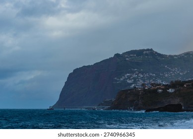 Storm Clouds Over Dramatic Cliffs of Madeira Island