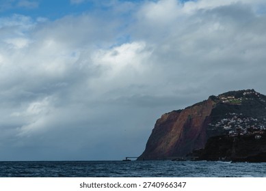 Storm Clouds Over Dramatic Cliffs of Madeira Island