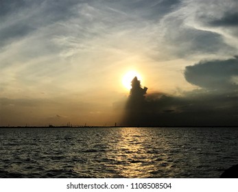 Storm Clouds Over Galveston Bay