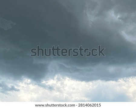 Storm Clouds Over Open Landscape Before Rainfall
