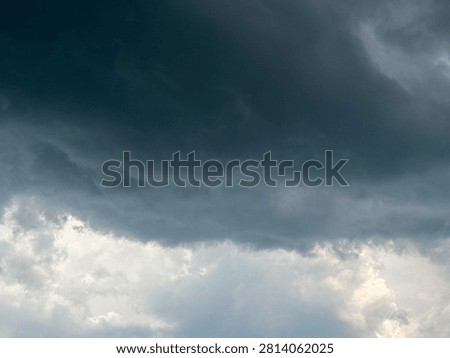 Storm Clouds Over Open Landscape Before Rainfall