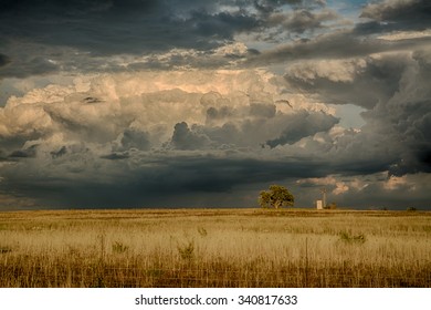 Storm clouds over West Texas