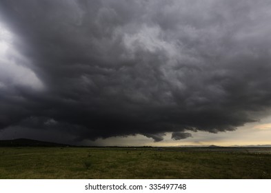 Storm Clouds With The Rain, Nature Background