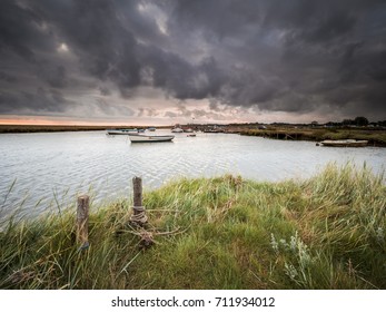 Storm clouds rolling in over Morston.