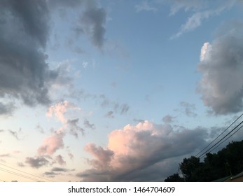 Storm clouds rolling through the sky