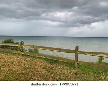 Storm Coming At The Bluffs Lake Erie