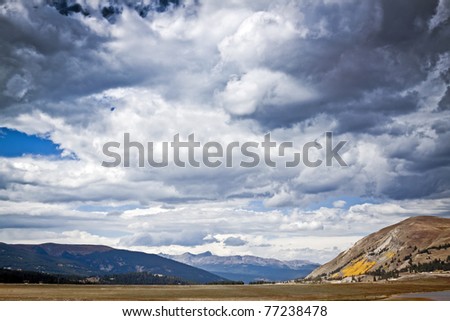 Similar – Image, Stock Photo Dark clouds are coming up … | Weltschmerz