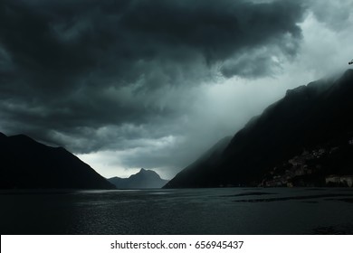 The Storm is coming - Lugano (Ceresio) Lake - Italy/Switzerland