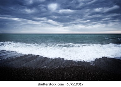 Storm On The Sea, Sea And Sky