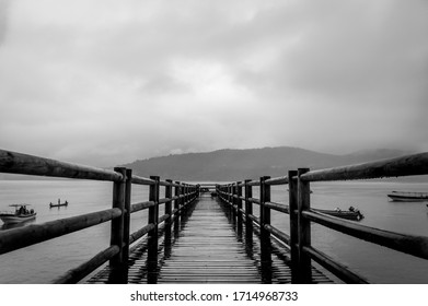 Storm At The Pier In Bahia Solano