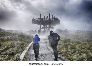 Storm Watching At The Oregon Coast