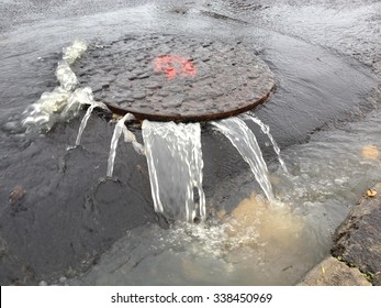 A Storm Water Drain Overflows 2013