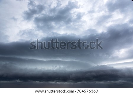Stormclouds gathering on the sky
