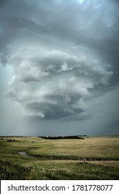 Storms on the Great Plains with Water in the Photo