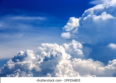 stormy clouds show the power of the nature - Shutterstock ID 199356803