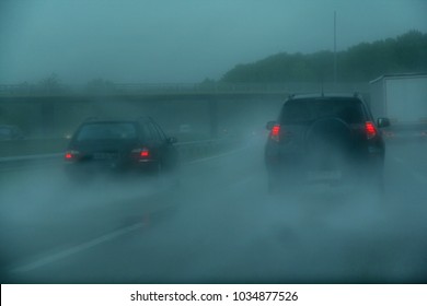 A Stormy Day On The Highway
