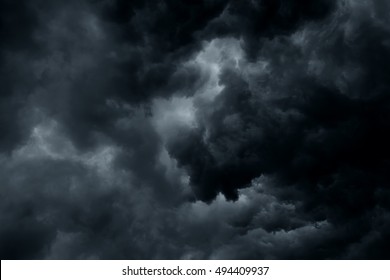 Stormy Rain Clouds Background