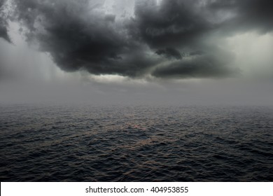 Stormy sea, abstract dark background