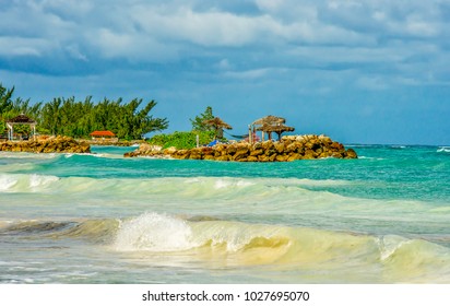 Stormy Sea At Falmouth, Jamaica