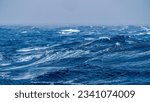 Stormy sea on the voyage to Antarctica, Ross Sea.