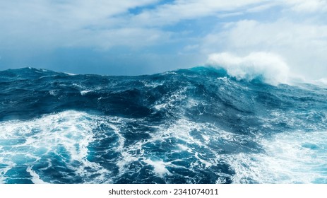 Stormy sea on the voyage to Antarctica, Ross Sea. - Powered by Shutterstock