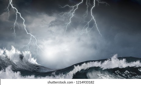 Stormy Sea Weather