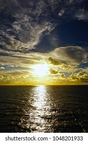 Stormy Sky And Calm Sea After Storm