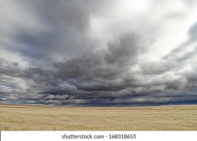 Stormy Sky In Castilla Y Leon