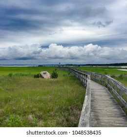 Stormy Sky At Meadow In Southampton New York 