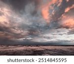 Stormy sky in the North of Scotland