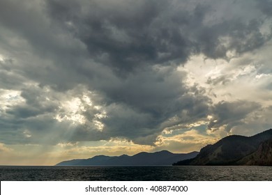 stormy sky over Lake Baikal, summer - Powered by Shutterstock